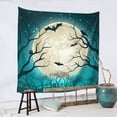 thumbnail image 3 of YFYANG Halloween Forest Bat Pattern Tapestry, Bedroom Dormitory Living Room Decoration Tapestrys Wall Hanging , 59 x 59 in, 3 of 9