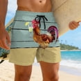 thumbnail image 5 of oelaio Men's Quick-Dry Swim Trunks Lightweight Beach Shorts for Swimming Surfing Vacation Multicolor M, 5 of 8