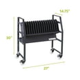 thumbnail image 3 of Pearington-PEAR-91361,16 Device Mobile Open Charging Cart for iPads,Chromebooks & Laptop Computers,Compatible with Any Screen Size,Easy Access Slots,Removable Dividers,Small Footprint,Surge Protection, 3 of 4