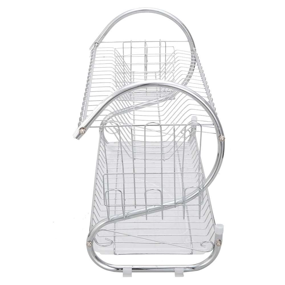 Private Jungle Multifunctional S-shaped Dual Layers Bowls & Dishes & Chopsticks & Spoons Collection Shelf Dish Drainer Private Jungle Multifunctional S-shaped Dual Layers Bowls & Dishes & Chopsticks & Spoons Collection Shelf Dish Drainer