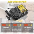 thumbnail image 4 of DCB112 Carro Charger para Batería de D*walt, Vehículo Portátil de 12V Charger para D*walt 20V y 60V Máx Batería de Iones de Litio DCB204 DCB206 DCB606 DCB609, Enchufe de Encendedor de 12V para Uso, 4 of 10