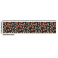 thumbnail image 3 of Ambesonne Garden Art Fabric by the Yard Upholstery, Flower Dark Toned Dots, 1 Yard, Night Blue Ruby Green, 3 of 5