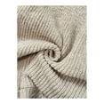 thumbnail image 6 of NACOjama Womens Short Sleeve V Neck Button Front Cardigan Sweater Lightweight Ribbed Knit Loose Fit Summer Top Beige, 6 of 9