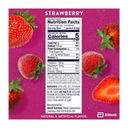 Pedialyte Electrolyte Drink Mix With Zero Sugar, Strawberry, 8 Powder Packets