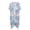 Island Sunset, variant on HELLHERO Moon and Floral Pattern Bathing Suit Cover Up Polyester Lightweight Free Size Long Kimono Swimsuit Cover Up for Women