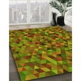 thumbnail image 3 of Ahgly Company Machine Washable Indoor Square Transitional Pistachio Green Area Rugs, 8' Square, 3 of 7
