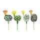 thumbnail image 1 of BRIGHTFUFU 4 cactus artificiales realistas de plástico en miniatura, suculentas, decoración para el hogar y la oficina, cactus artificiales realistas para la casa de tu mascota., 1 of 8