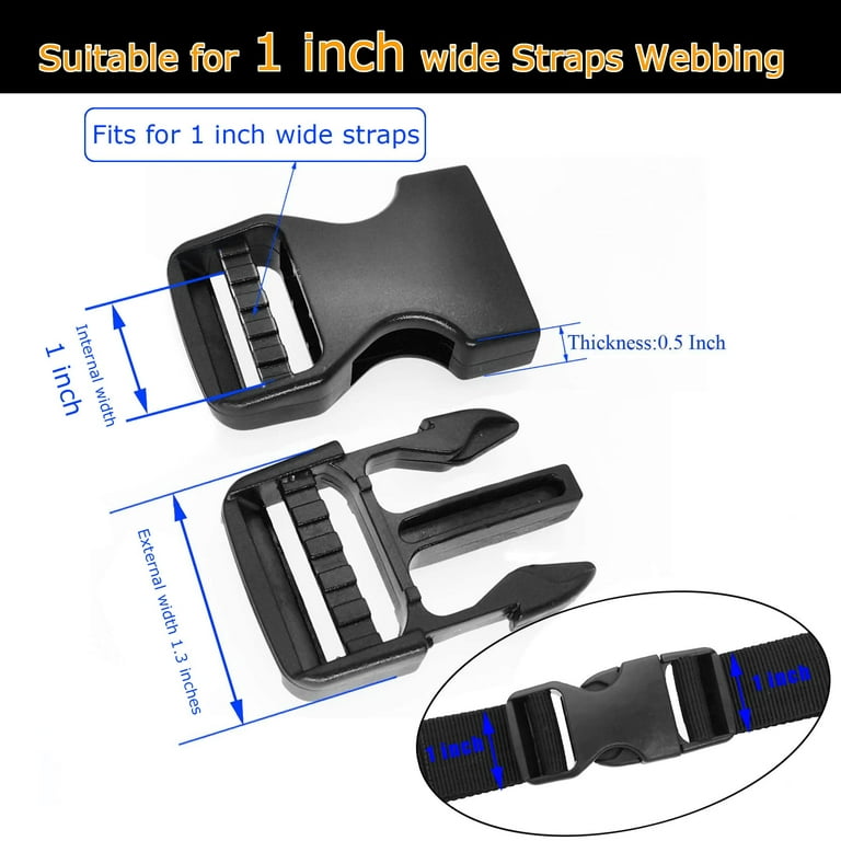 REI Co-op 1 inch Webbing Straps with Side-Release Buckle
