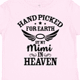 thumbnail image 4 of Inktastic Handpicked for Earth By My Mimi in Heaven with Angel Wings Boys or Girls Toddler T-Shirt, 4 of 5