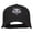 Black, variant on Wolf Motif Embroidered Low Profile Cotton Twill Cap - Black OSFM