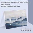thumbnail image 3 of Yayeee Toggle Light Switch Wall Plate 2-Gang 4.56"x4.48" Decorative Outlet Cover, Watercolor Mountains, 3 of 7