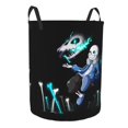thumbnail image 2 of Undertale Sans Laundry Hamper Lightweight Storage Basket Toy Organizer Laundrys Basket Waterproof For Bedroom, Bathroom Medium, 2 of 8