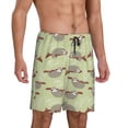 thumbnail image 2 of Pofeuu Twig Sloth Print Men's Soft Woven Elastic Waistband Sleep Pajama Short-3X-Large, 2 of 6