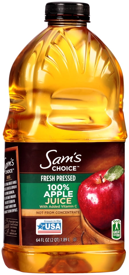 Sam's Choice Fresh Pressed 100% Apple Juice, 64 Fl. Oz ...
