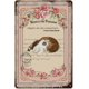 thumbnail image 1 of Letreros metálicos vintage con diseño floral francés de Pascua, decoración de Pascua, 12 x 8 pulgadas, 1 of 7