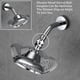 thumbnail image 3 of Shower Connector Ball Joint Shower Head Swivel Ball Adapter Brass Adjustable Shower Arm Extension Universal Assembly Polished Chrome, 3 of 5