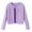 Purple, variant on Posijego Girls Cardigan Sweaters Bolero Toddler Kids Little Girls Long Sleeve Cropped Dress Knot Front Jacket Tops