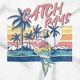 thumbnail image 2 of Tropical Beach Parrot Catch Rays Gender Neutral Printed Baby Bodysuit Brisco Brands NB, 2 of 6