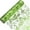 Grass Green, variant on Zhuge 11"x108" Glitter Metallic Table Runner, Thin Mesh Sparkle Roll for Wedding, Bridal Shower & Holiday Party Decor, Rose Gold