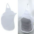 thumbnail image 3 of Cesta de lavandería Zulema Contenedor de cesta de almacenamiento Blanco, 3 of 8
