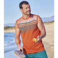 thumbnail image 5 of Atlas For Men - Camiseta Sin Mangas Deportivo para Hombre - Pack de 3 (Blanco, Naranja, Verde Esmeralda), 5 of 5