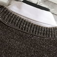 thumbnail image 5 of UVEASISHA Men's Striped Pullover Sweater Color Block Casual Jumper Sweaters Fall Winter Crewneck Long Sleeve Knitted Tops Prime Sales Today Gray L, 5 of 7