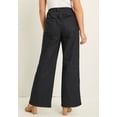 thumbnail image 2 of June & Vie Women's Plus Size Curvie Fit Wide-Leg Jeans, 2 of 4