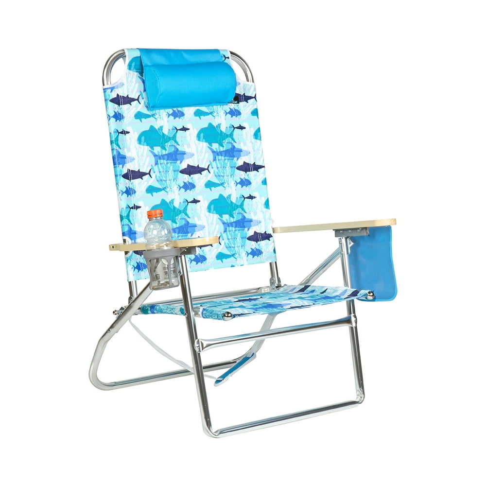 Extra Large - High Seat 3 Reclining Position Aluminum Heavy Duty Beach