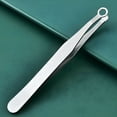 thumbnail image 5 of AUQ 2026 New Nose Trimmer Tweezers Rustproof Universal Stainless Steel Round Tip Hair Removal Tweezers for Men, 5 of 7