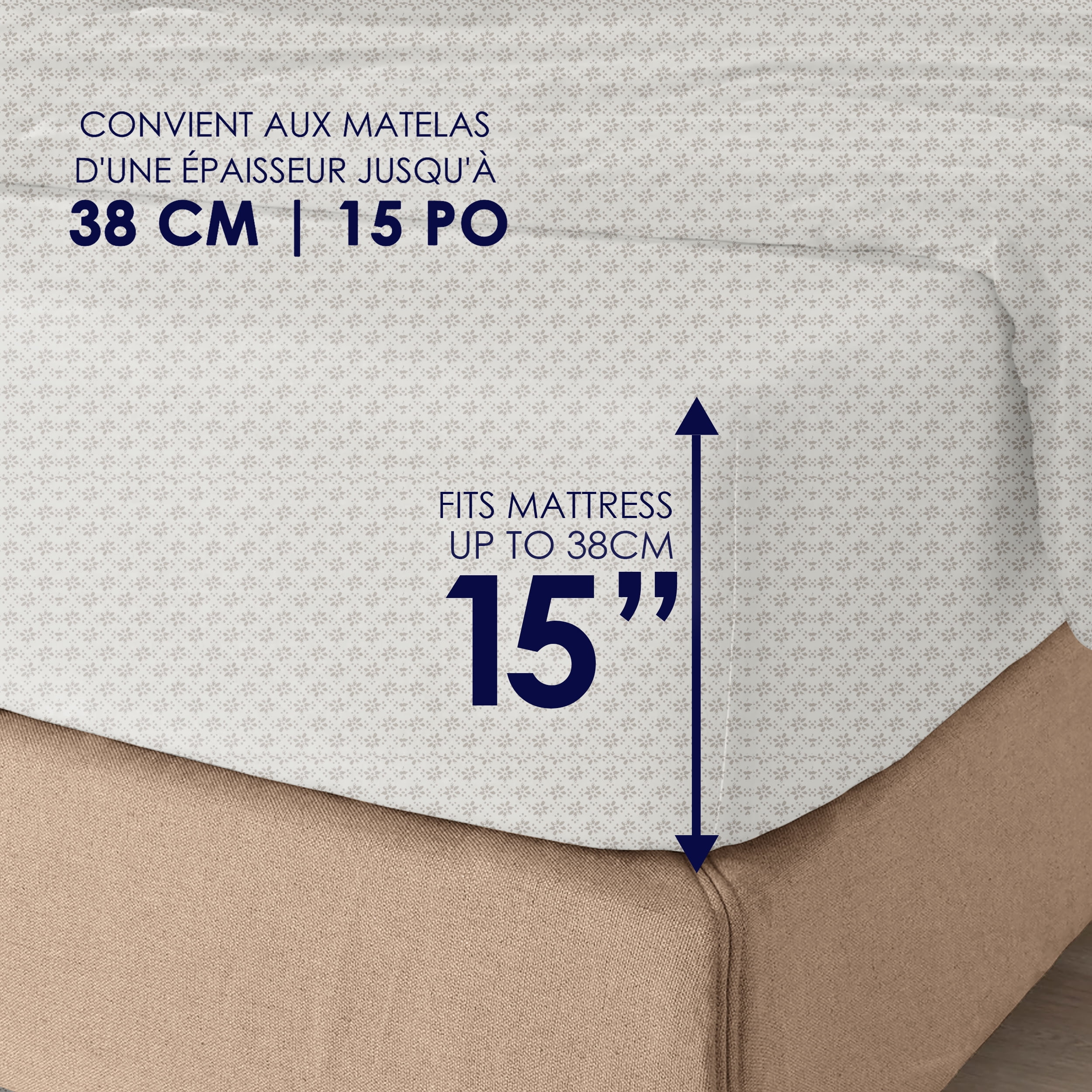 Hometrends 400 Thread Count 100% Cotton Sheet Set - Sateen, Size: Twin - King