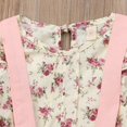 thumbnail image 4 of Baby Girls Spring Clothes Set Floral Long Sleeve Tops Solid Color Overalls, 4 of 7