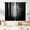 Black, variant on Forest Curtains,Watercolor Green Forest Pine Trees Natural Landscape Printed Drapes Treatments for Bedrooms Living Rooms Kitchens Cafe 2 Panel,55X39 Inch