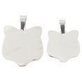 thumbnail image 1 of 2pcs Blank Metal Dog Tags Stainless Steel Blank Stamping Tags Pet ID Name Tags Pendants, 1 of 9