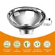 thumbnail image 4 of Embudo de enlatado para uso en cocina, embudo de acero inoxidable de boca ancha para tarro de masón de boca ancha y Regular, embudo de Metal de calidad alimentaria, 4 of 5
