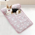 thumbnail image 2 of Dog Cooling Mat, Summer Ice Silk Mat for Dogs, Self Cooling Pad for Small Medium Large Dogs Cats, Non-Toxic Breathable Sleep Bed Summer Pet Bed Puppy Ice Blanket for Kennel Sofa Bed Floor, 2 of 6