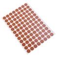 thumbnail image 3 of SHISUYAN Couvercles de Vis Ronds Rouge Foncé en PVC 96 Pcs par Feuille pour Projets d'Amélioration de la Maison Diy, 3 of 8