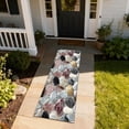 thumbnail image 5 of Corridor Entrance Stone Patterned Washable Carpet 3D Pebble Design Non- Floor Mat for Bedroom Kitchen and Bathroom, 5 of 5