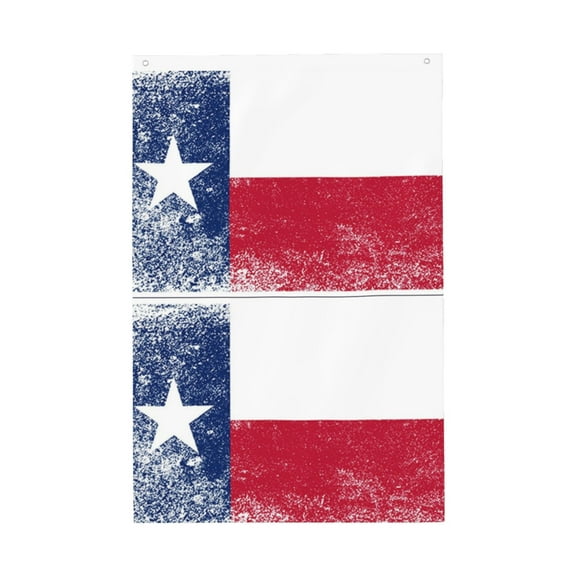 House Flag Retro Texas Flag Garden Flag Decorative House Yard Double Sided Flag For Decoration (2x3ft)