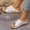 White, variant on Eltusu Women Slide Sandals, Casual Slip On Soft Bottom Open Toe Summer Wedge Shoes White Size 6