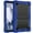Dark Blue, variant on For TMobile Revvl Tab 2 Tough Tablet Strong Kickstand Hybrid Case Cover - Purple