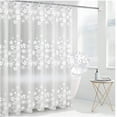 thumbnail image 2 of Cortina de baño impermeable YONGSHENG con ganchos 180x200 cm Antimoho, 2 of 4