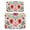 White-584, variant on 2 Pack Washable Rubber Leaves Multicolored Flower Dish Drying Mats for Kitchen Counter Home Large Coffee Bar Pad Accessories and Decor for Utensils Stemware (2pcs 18''x24'' 19.5''x12'')