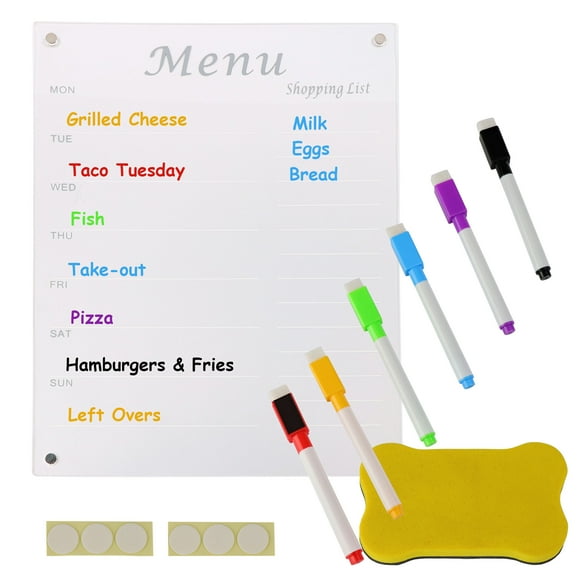 Dry Erase Menu Boards
