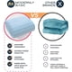 thumbnail image 2 of Toalla facial de polar a rayas de 70 x 30 cm | Toalla de baño suave, absorbente y de secado rápido | Tela gruesa que no suelta pelusa para hombres y mujeres | Ligera y duradera para viajes y uso, 2 of 6