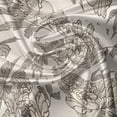 thumbnail image 5 of Ambesonne Floral Valance Pack of 2, Nude Tone Peony Blossoms, 42"X18", Warm Taupe and Beige, 5 of 5
