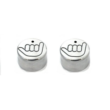 UPC 660936157348 product image for All Sales Interior Dash Knobs (set of 2)- Hang Loose Polished | upcitemdb.com