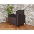 thumbnail image 2 of Lesro Ravenna Lounge Reception Guest Chair in Brown, 2 of 5