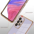 thumbnail image 2 of Compatible with Samsung Galaxy A53 5G Case Love Heart Plating Electroplate Luxury Elegant Case Camera Protector Soft TPU Shockproof Protective Back Cover Galaxy A53 5G Case -Purple, 2 of 10