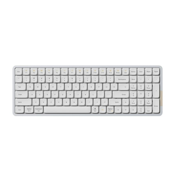Teclado mecánico LOFREE Flow Profile 100 teclas blanco