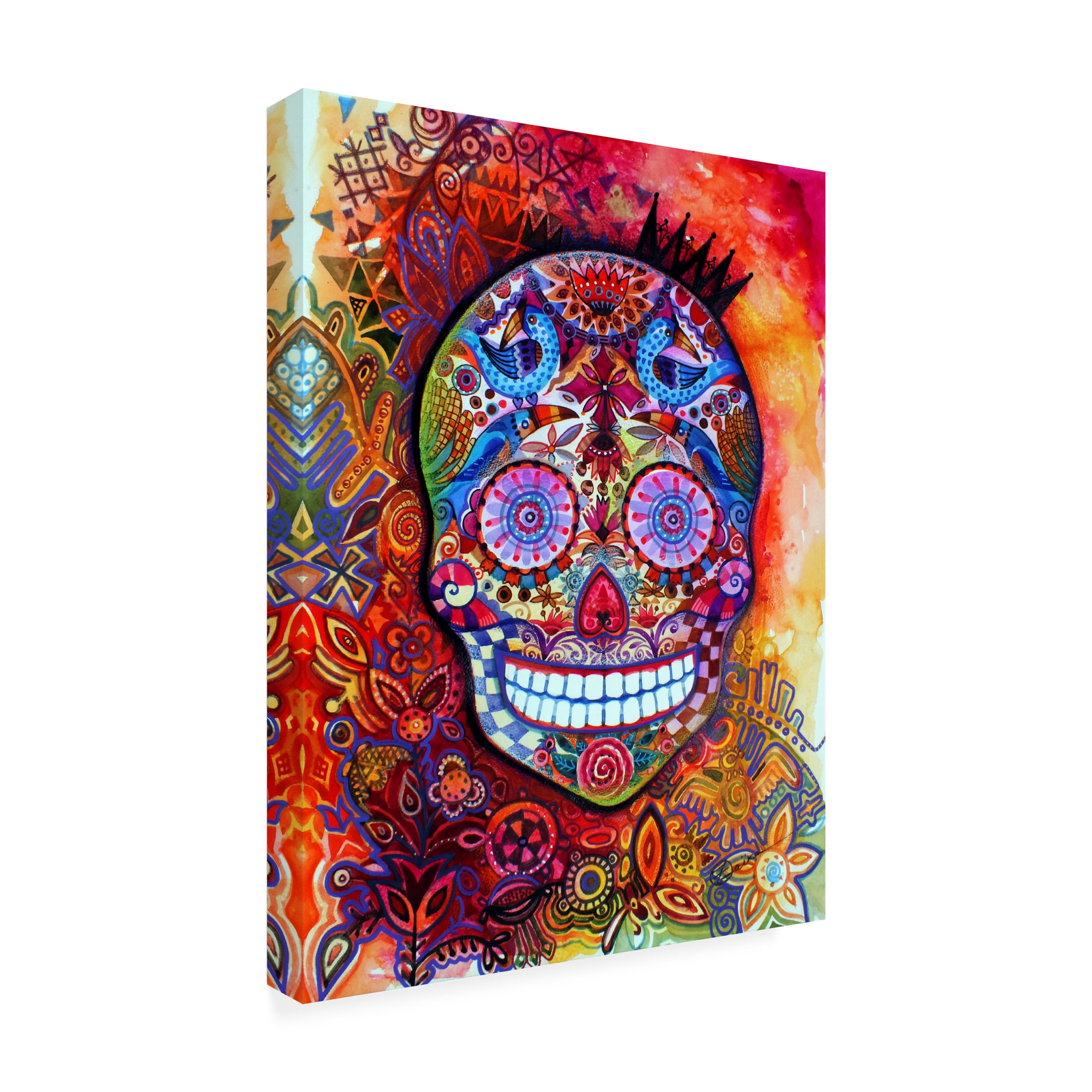 Trademark Fine Art 'Scull' Canvas Art by Oxana Ziaka